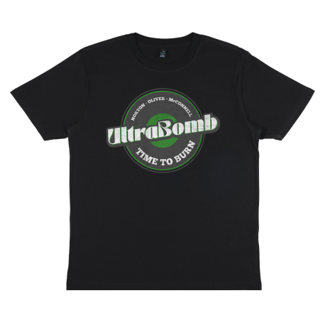 Vintage Logo Black Tee